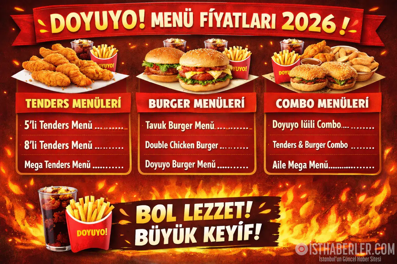 Doyuyo Menü Fiyatları 2026! Tenders, Burger, Combo Fiyat Listesi, Güncel Fiyat Listesi ve Tüm Detaylar