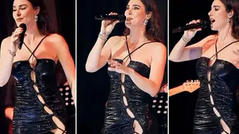 Konserden Çok Kıyafeti Konuşuldu: Defne Samyeli Yine Gündemde