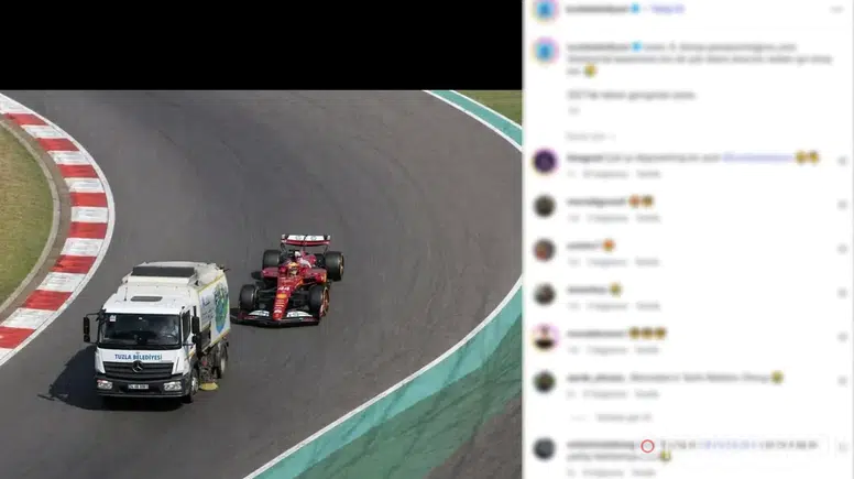 Tuzla Belediyesi’nden Formula 1 Paylaşımı Gündem Oldu! Lewis Hamilton’a Esprili Mesaj
