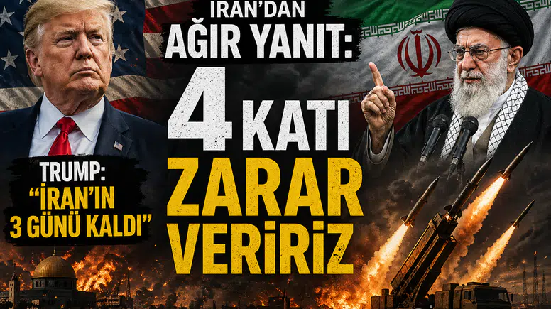 Tahran’dan Sert Rest! “1’e 4” Tehdidi Sonrası Orta Doğu’da Alarm Zilleri