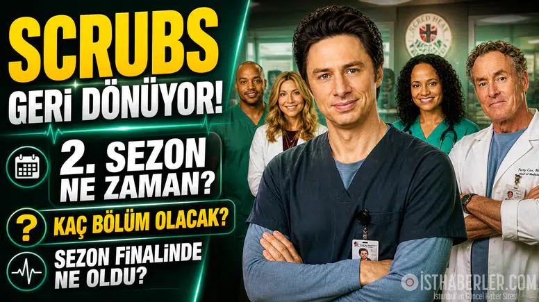 Scrubs 2. Sezon Tarihi Ne Zaman, Kaç Bölüm Olacak? Dr. Perry Cox’un Hastalığı Ne, Sezon Finalinde Ne Oldu?