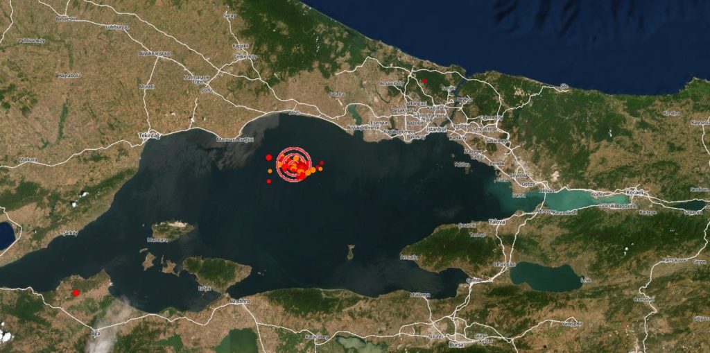 istanbul deprem bölgesi