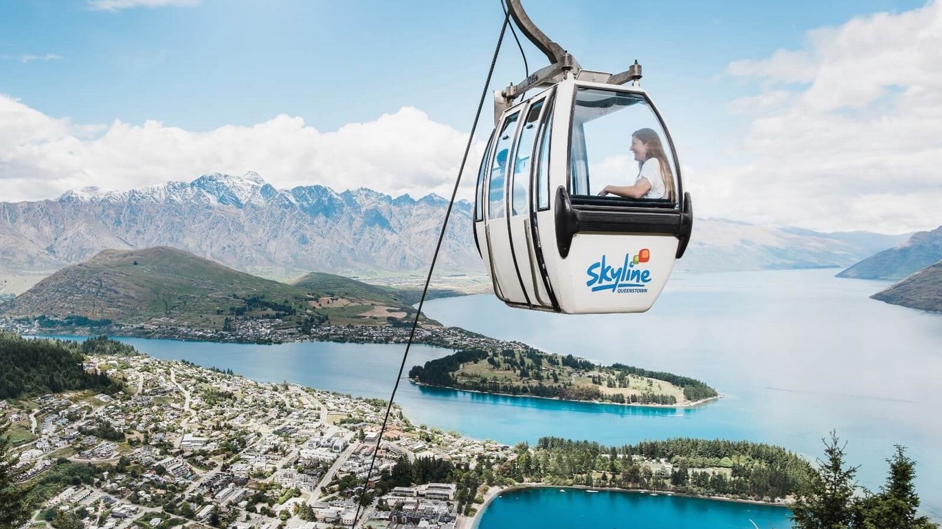 Queenstown, Yeni Zelanda Skyline Gondola