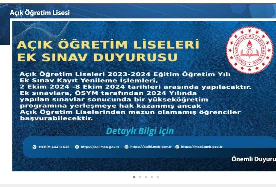 Açık Öğretim Lisesi (AÖL