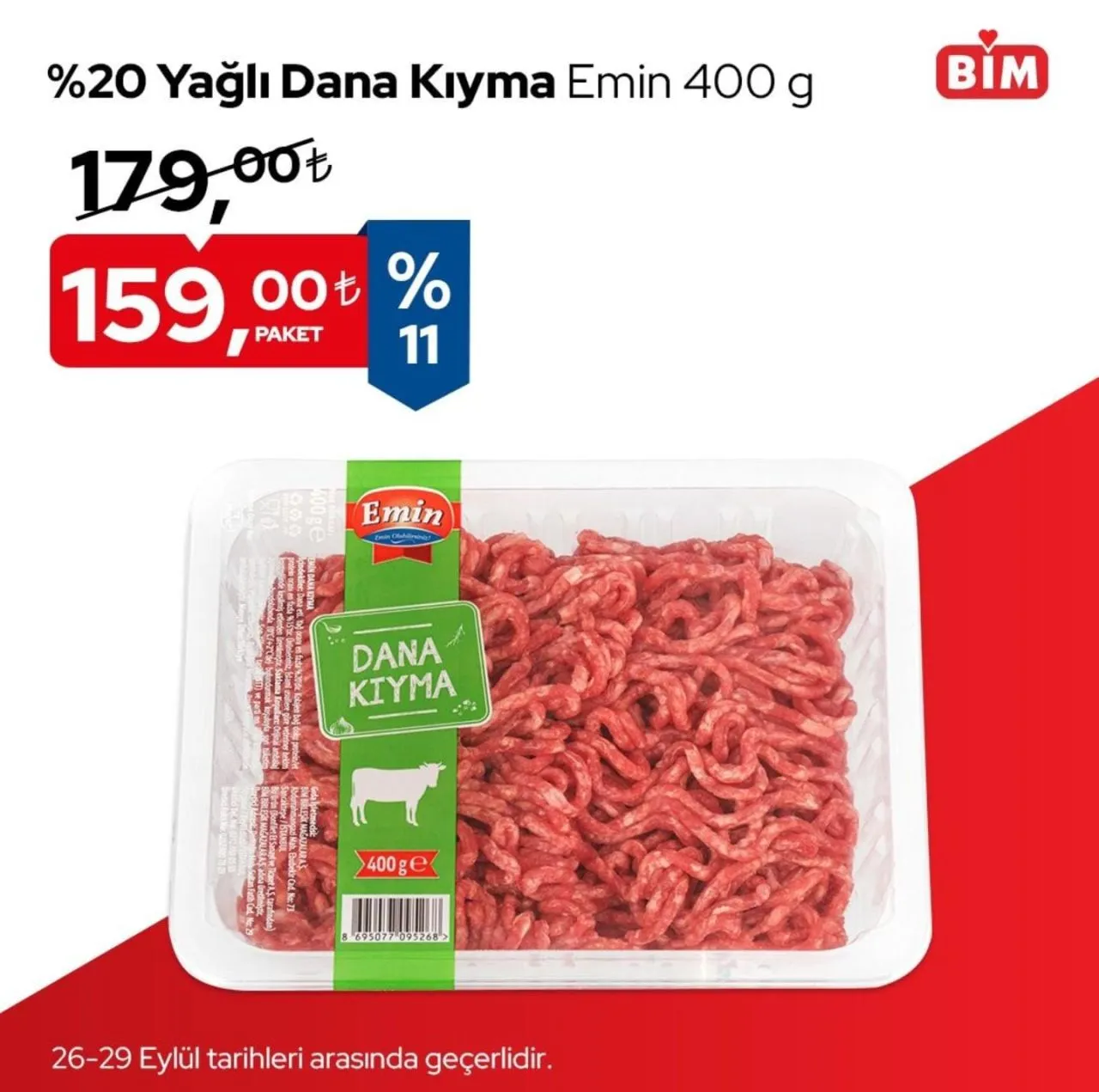 BİM Market 26-29 Eylül 2024 İndirim Kataloğu