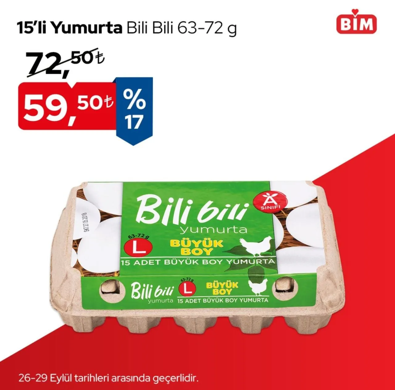 BİM Market 26-29 Eylül 2024 İndirim Kataloğu