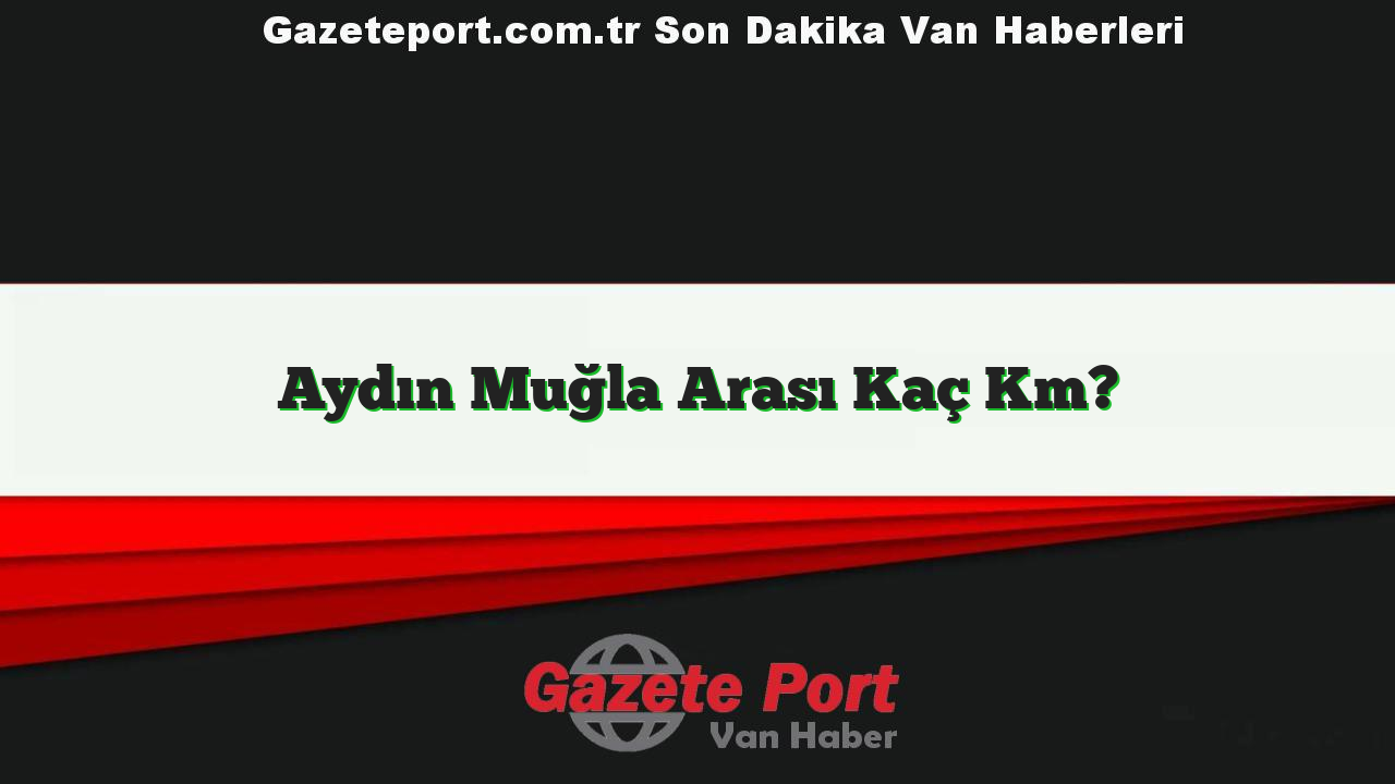 Aydın Muğla Arası Kaç Km?