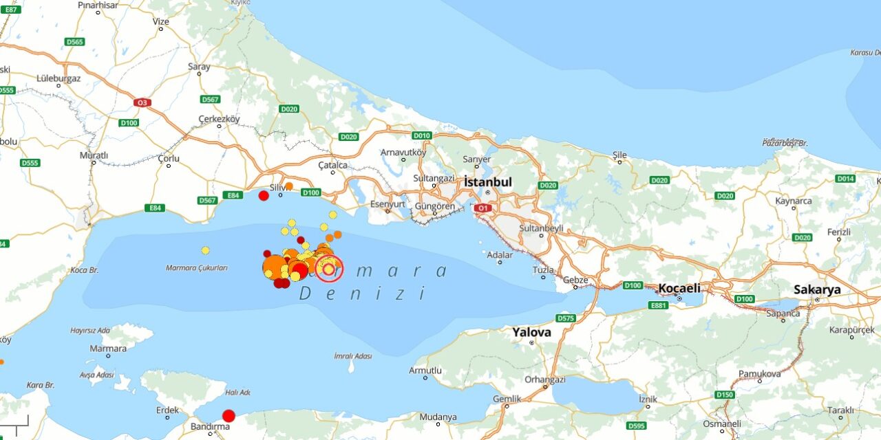 Son Dakika: Marmara Denizi’nde 6.2 Büyüklüğünde Deprem! İstanbul ve Çevre İllerde Hissedildi