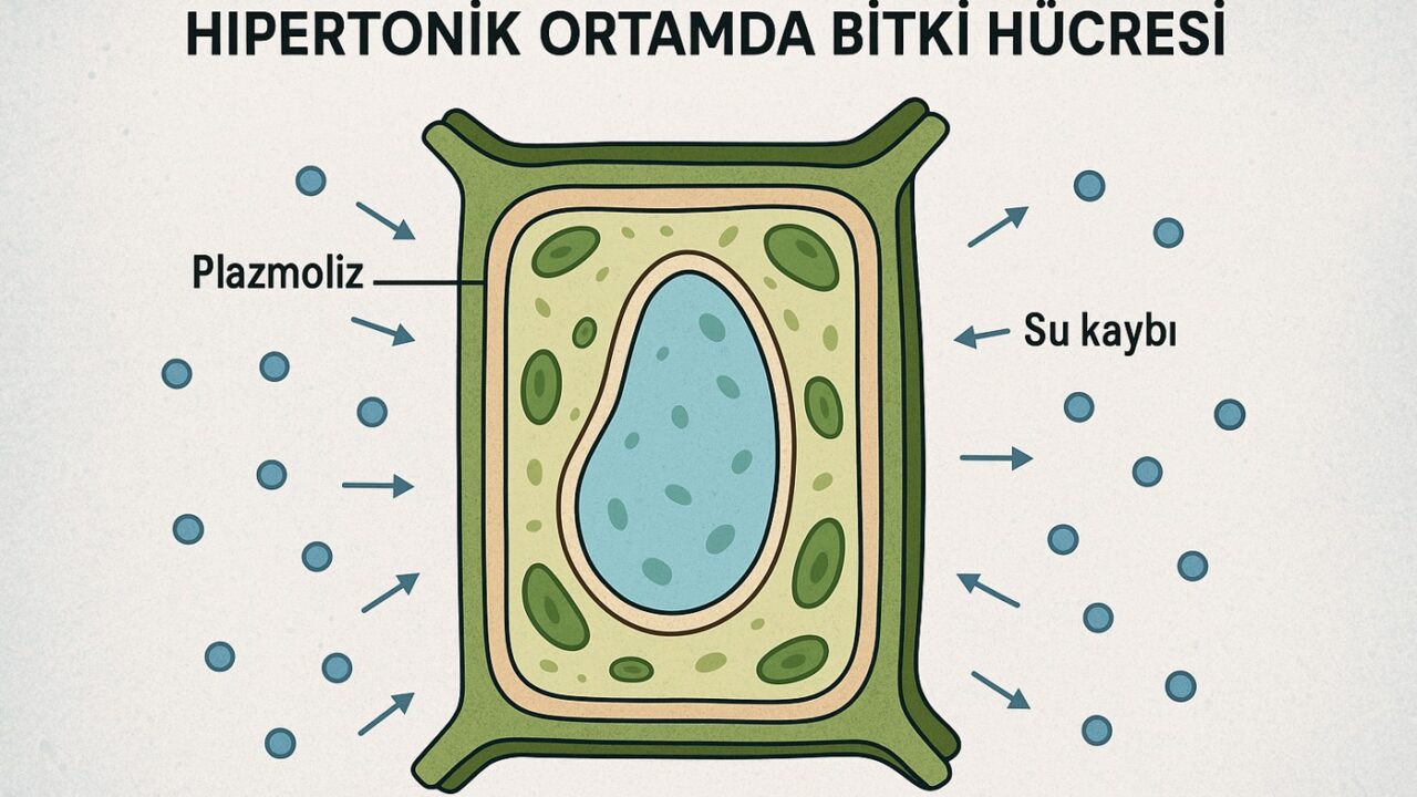 Hipertonik Ortamda Bitki Hücresi Nasıl Tepki Verir