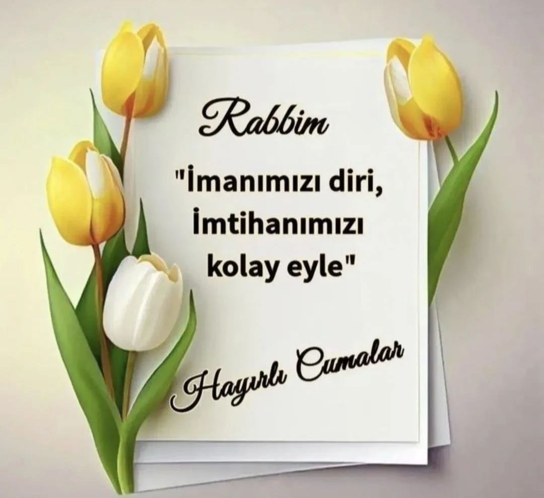 Resimli Cuma Mesajları
