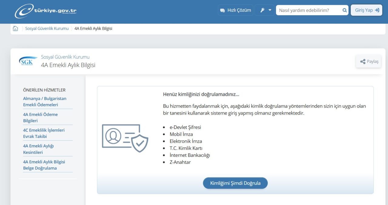 Emekliler e-Devlet’e Hücum Etti: SGK Hizmetlerinde Rekor Kullanım!