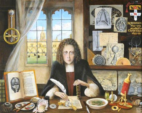 Robert Hooke (1635–1703), Britanyalı natural filozof and Secretary to the Royal Society