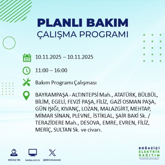 Planlı Bakım çalışması programı
