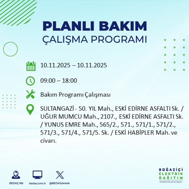 Planlı Bakım çalışması programı
