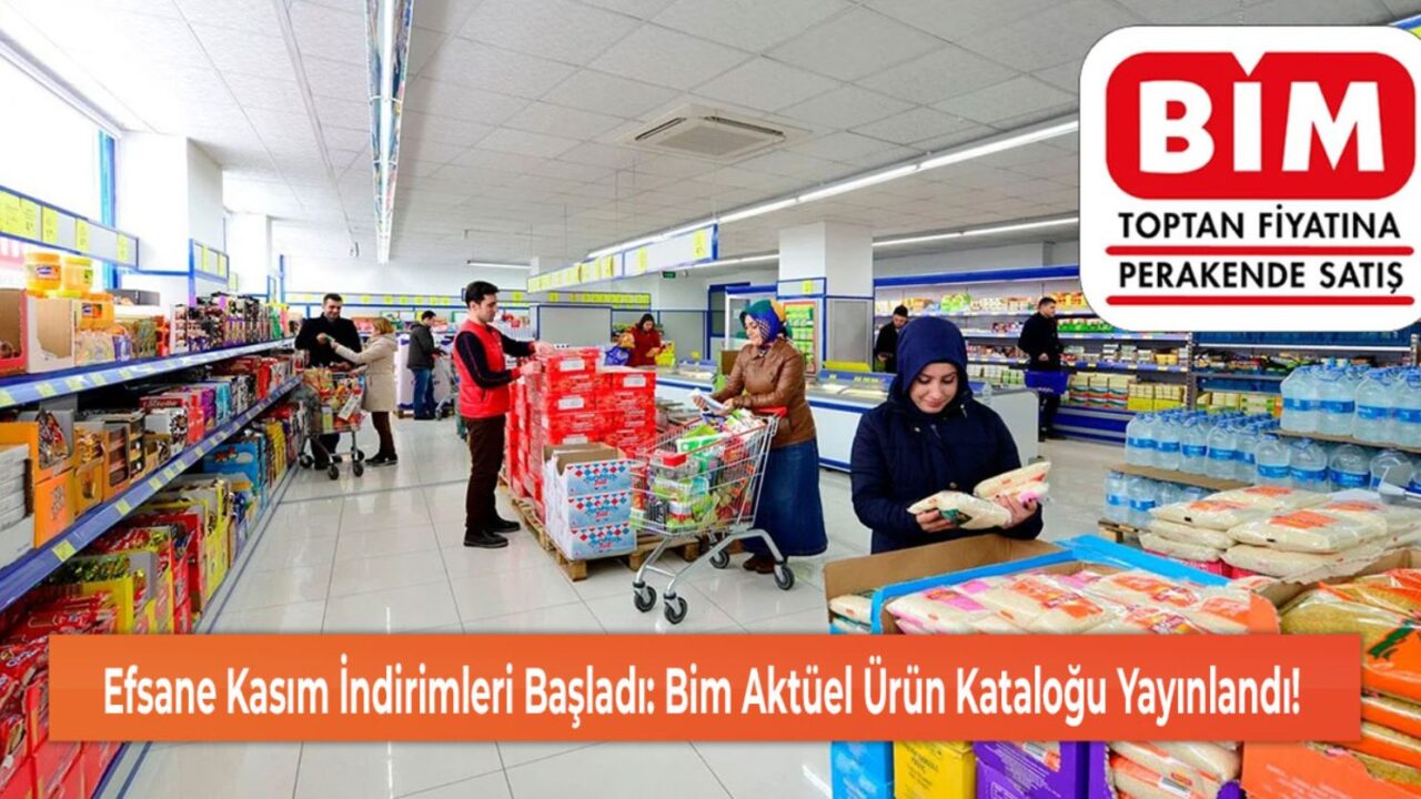 BİM 14 Kasım Aktüel Kataloğu Yayınlandı: Yeni Haftanın Fırsat Ürünleri ve Fiyatları Tam Listesi!