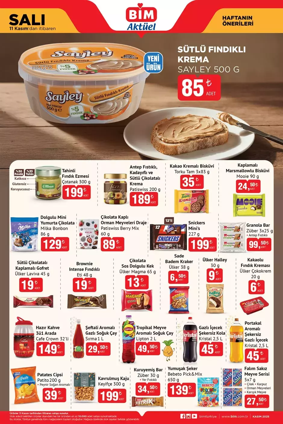 BİM 14 Kasım Aktüel Kataloğu