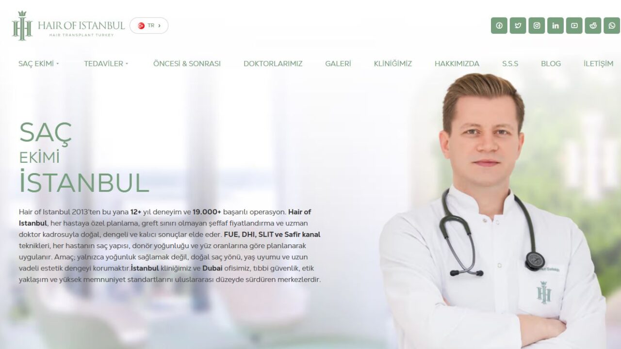 Türkiye’nin En İyi Saç Ekim Klinikleri (2025 Rehberi)