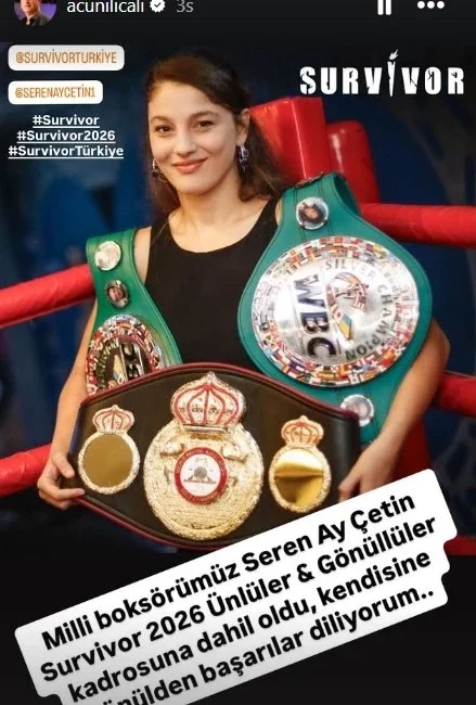 Survivor 2026 Gönüllüler kadrosuna adını yazdıran milli boksör Seren Ay