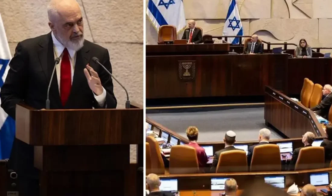 Arnavutluk Başbakanı Edi Rama, İsrail Parlamentosu’nda gerçekleştirdiği tarihi konuşmasında Türkiye’yi