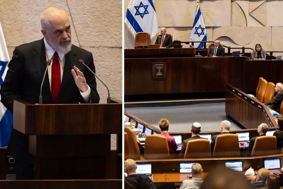 Arnavutluk Başbakanı Edi Rama, İsrail ziyaretinde gerçekleştirdiği Knesset konuşmasında yaptığı