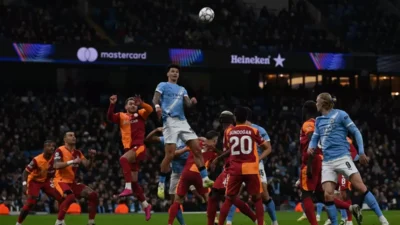Şampiyonlar Ligi'nin grup etabında Manchester City'ye konuk olan Galatasaray, sahadan
