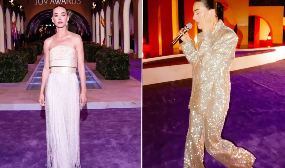 Dünyaca ünlü pop yıldızı Katy Perry, bu kez müziğiyle değil,