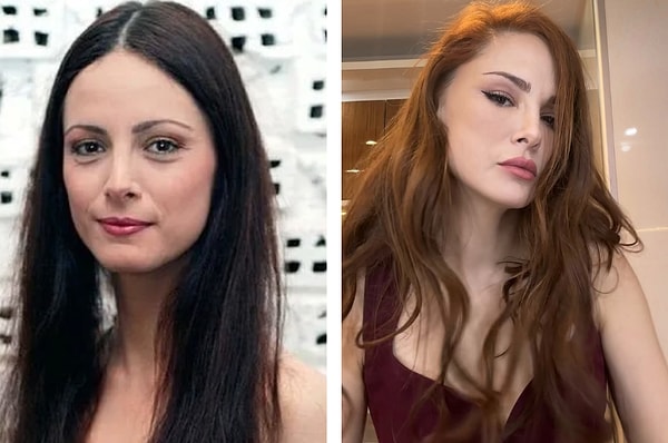 Mine Tugay, hem güzelliği hem oyunculuğu ile ekranların dikkat çeken