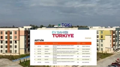 TOKİ tarafından Artvin'de hayata geçirilecek bin 20 konutluk proje, 500