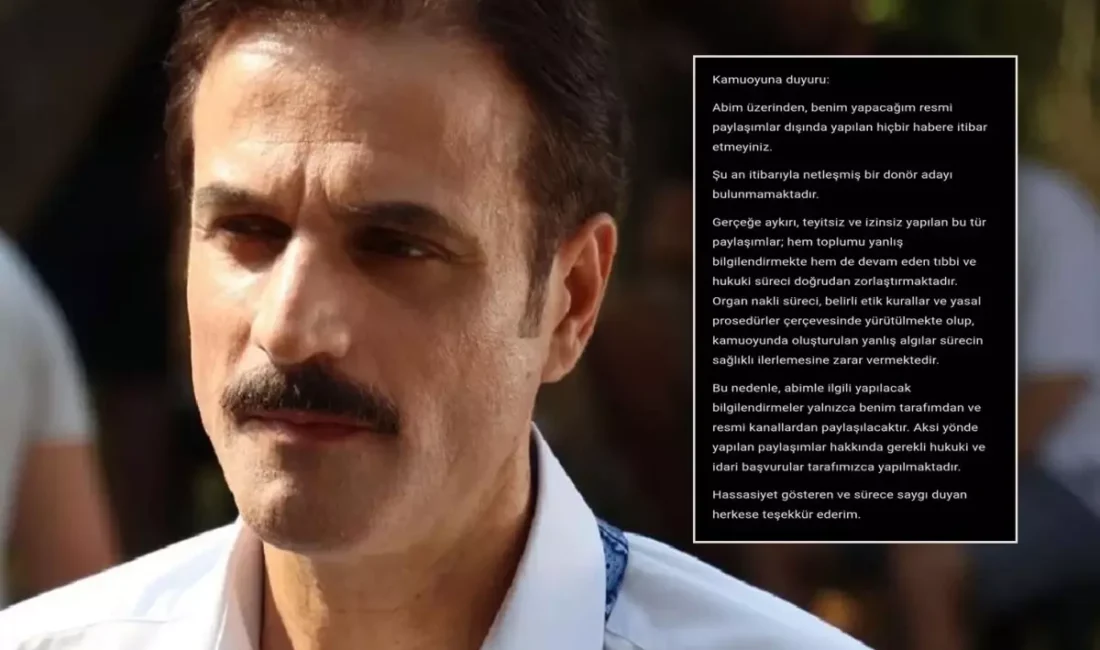 Siroz tedavisi gören ve sağlık durumu kamuoyunun yakın markajında olan