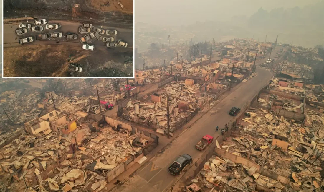 Şili, tarihinin en yıkıcı orman yangınlarından biriyle boğuşuyor. Nuble ve