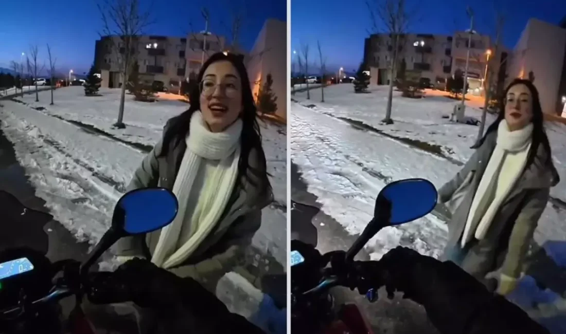 Erzincan sokaklarında yaşanan sıradan bir an, sosyal medyanın en çok