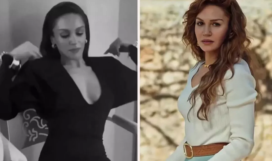 Oyuncu Sahra Şaş, katıldığı dergi çekiminin kamera arkası görüntülerini paylaşınca