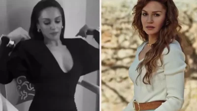 Oyuncu Sahra Şaş, katıldığı dergi çekiminin kamera arkası görüntülerini paylaşınca