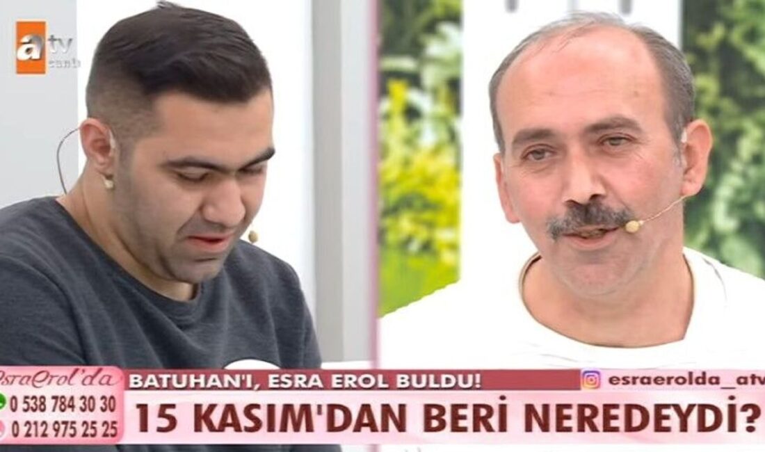ATV ekranlarında yayınlanan Esra Erol’da, bu kez bir kayıp vakasıyla