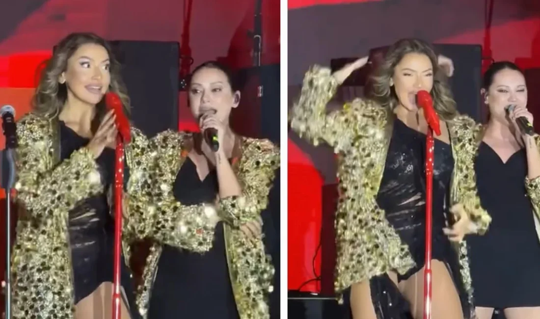 Pop müziğin güçlü kadın vokallerinden Hadise, Kıbrıs’ta verdiği konserle hem