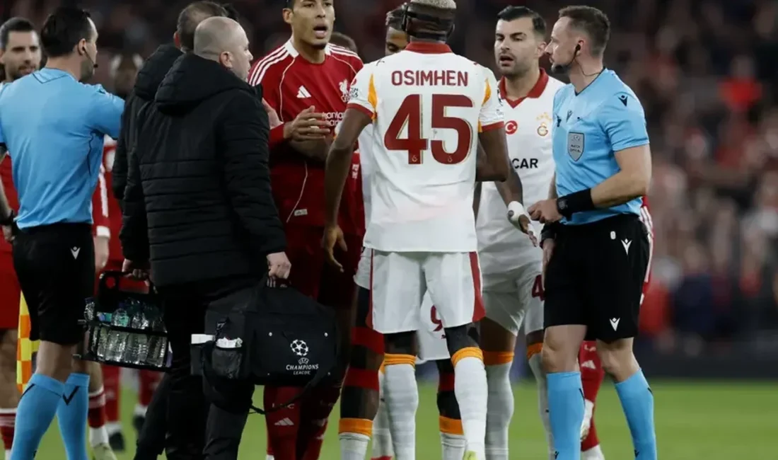 UEFA Şampiyonlar Ligi’nde oynanan Liverpool karşılaşmasında Galatasaray’ın yıldız golcüsü Victor