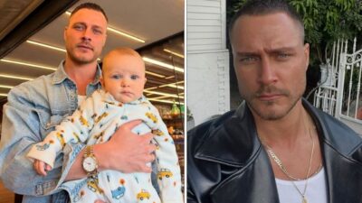 Başarılı oyuncu Burak Çelik, oğlu Aslan ile birlikte verdiği yeni