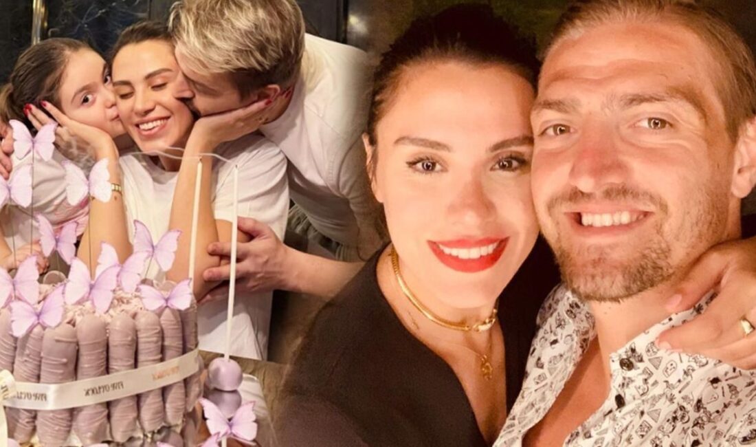 Futbol dünyasının tanınan isimlerinden Caner Erkin, eşi Şükran Ovalı’nın doğum